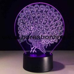 فایل لیزری بالبینگ سه بعدی طاووس