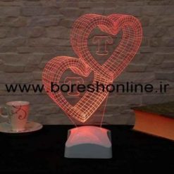 فایل لیزری بالبینگ سه بعدی قلب دوتایی