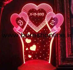 فایل لیزری بالبینگ سه بعدی قلب سه تایی