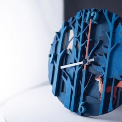 فایل ساعت دیواری طرح جنگل