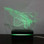 چراغ خواب سه بعدی جنگنده