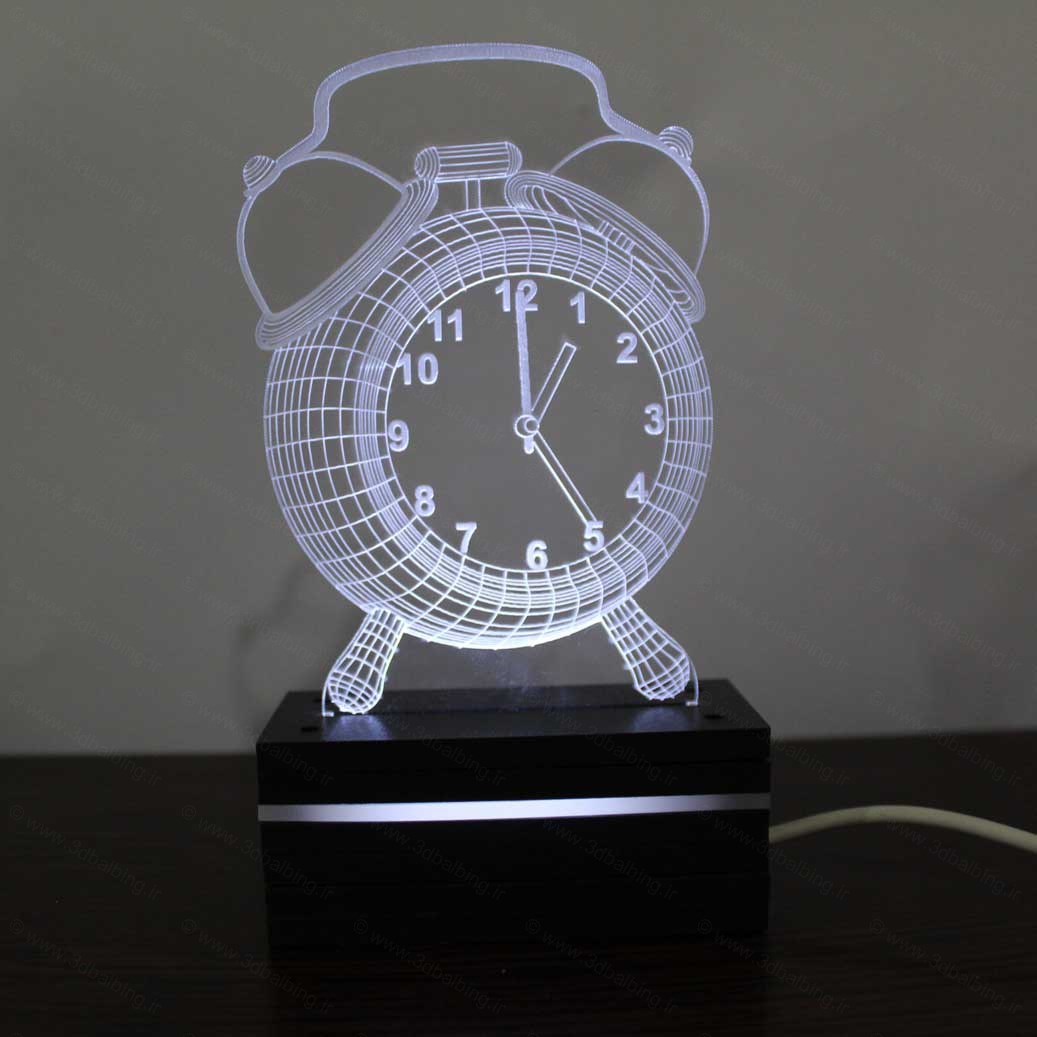 چراغ خواب طرح ساعت کوکی قدیمی