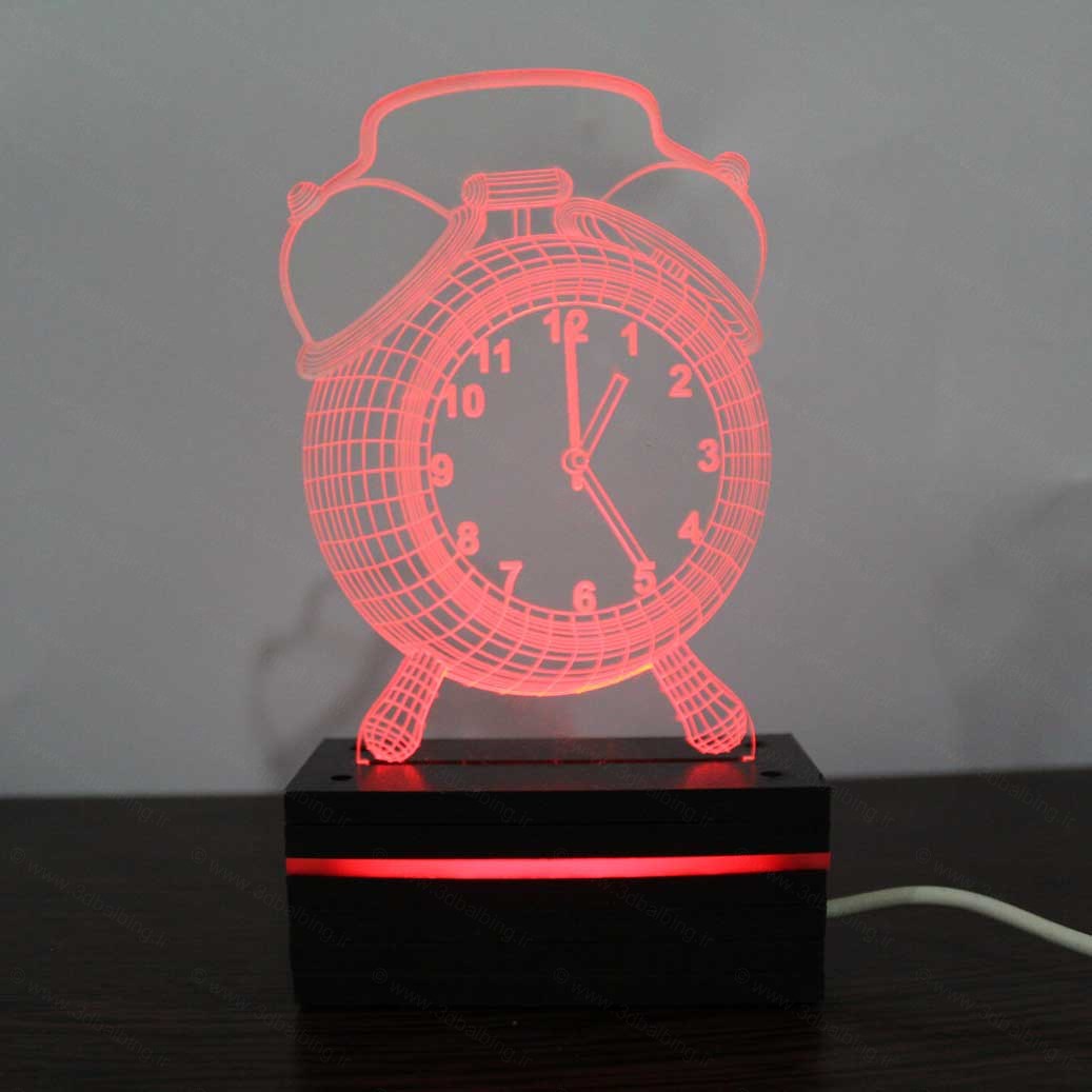 چراغ خواب طرح ساعت کوکی قدیمی