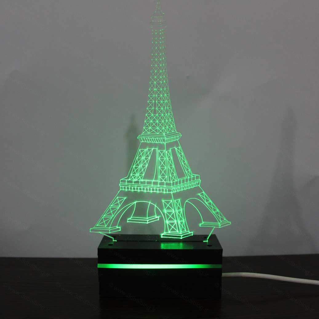 چراغ خواب سه بعدی برج ایفل