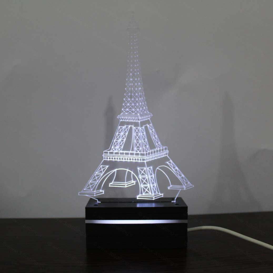 چراغ خواب سه بعدی برج ایفل