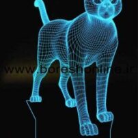 فایل لیزری بالبینگ سه بعدی گربه