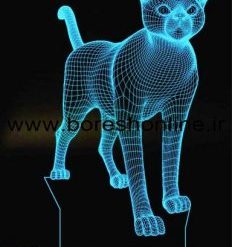 فایل لیزری بالبینگ سه بعدی گربه