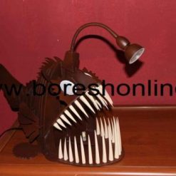 فایل لیزری چراغ مطالعه طرح ماهی