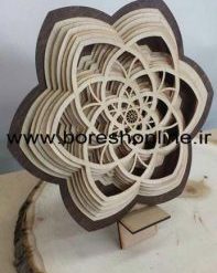 فایل لیزری گابریل طرح گل