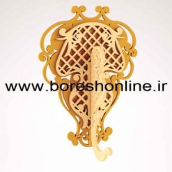 فایل لیزری جا لباسی مشبک1