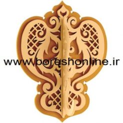 فایل لیزری جا لباسی مشبک2