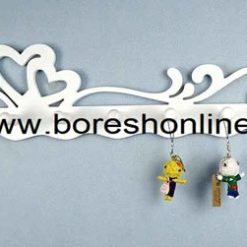 فایل لیزری جا لباسی چوبی دیواری مشبک