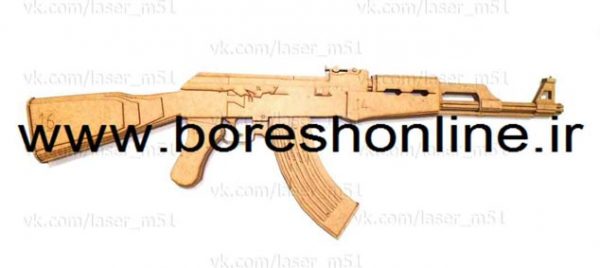 فایل ماکت اسلحه کلاشینکف
