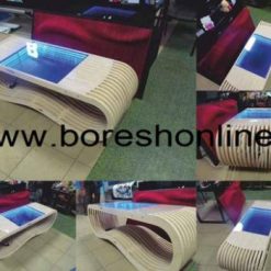 فایل لیزری میز طرح در با ال ای دی