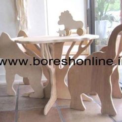 فایل میز و صندلی مهد کودک طرح حیوانات