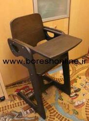 فایل لیزری صندلی چوبی غذای بچه