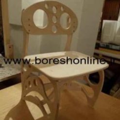 فایل لیزری صندلی چوبی محکم