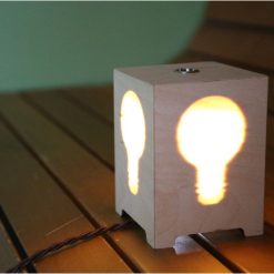 فایل آباژور طرح لامپ