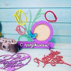 فایل قاب عکس طرح گل