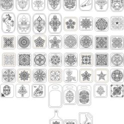 فایل کالکشن زیر لیوانی