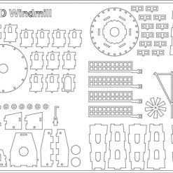 فایل ماکت آسیاب بادی