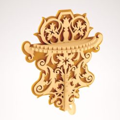 فایل شلف دیواری طرح مشبک