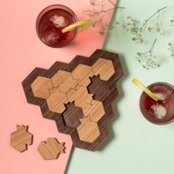 فایل لیزری زیر لیوانی طرح پازل