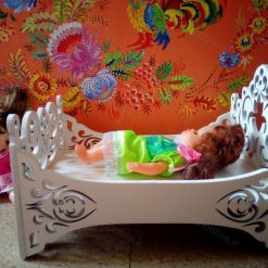 فایل لیزری تخت خواب عروسک